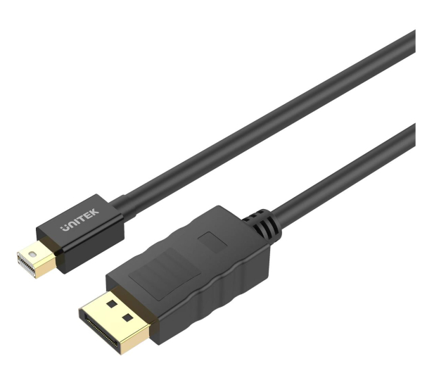 UNITEK Kabel miniDisplayPort/DisplayPort M/M 2m;Y-C611BK - 350159 - zdjęcie